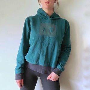 Dark green and black Under Armour hoodie